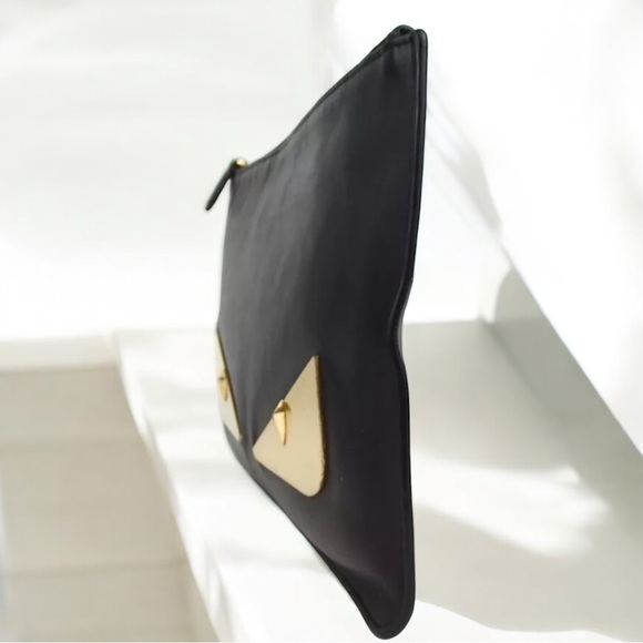 FENDI Monster Large Clutch Bag 😍🔥🖤 - Picture 9 of 15